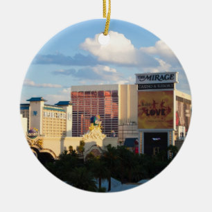 Prydnad för Las Vegas remsasolnedgång Julgransprydnad Keramik