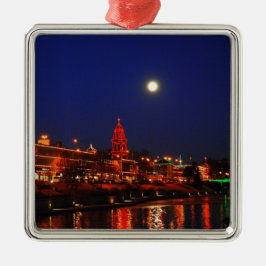 Prydnad för ljus för Kansas City Plazajul Julgransprydnad Metall