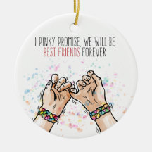 Prydnad för löfte | för bästa vän Pinky
