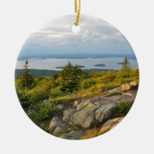 Prydnad för nationalpark för Cadillac bergAcadia Julgransprydnad Keramik