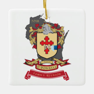 Prydnad för O'Donnell familjmöte Julgransprydnad Keramik