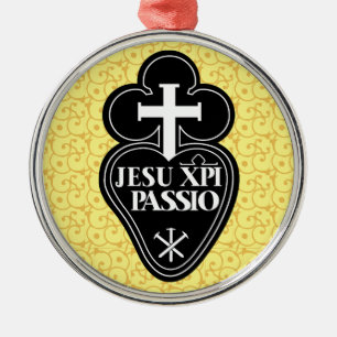 Prydnad för Passionists symboljulgran Julgransprydnad Metall