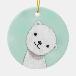 Prydnad för personlig för nyfödd julgransprydnad keramik