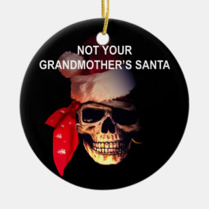 Prydnad för piratSanta jul Julgransprydnad Keramik