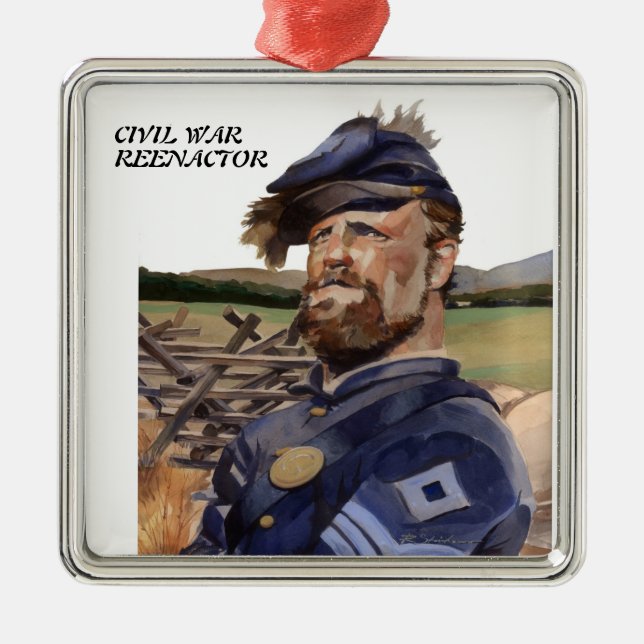 PRYDNAD för REENACTOR Julgransprydnad Metall (Framsidan)