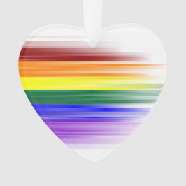 Prydnad för regnbågeflaggaakryl