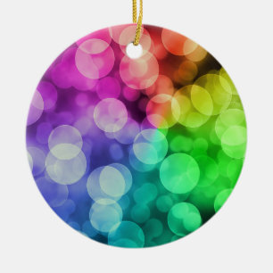 Prydnad för regnbågepridejulgran julgransprydnad keramik