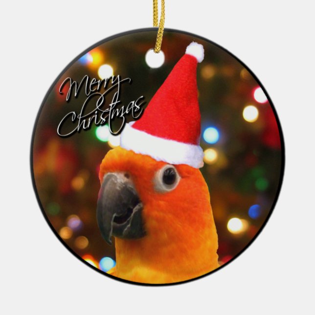 Prydnad för Santa solConure jul Julgransprydnad Keramik (Framsidan)
