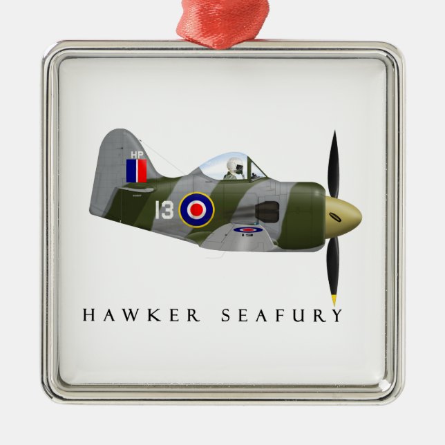 Prydnad för Seafury tävling 13 Julgransprydnad Metall (Framsidan)