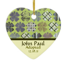 Prydnad för Shamrockadoptionmeddelande