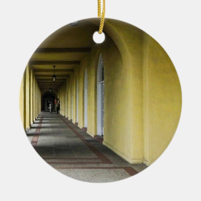 Prydnad för studenten för San Diego kängaläger Julgransprydnad Keramik (Framsidan)