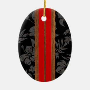 Prydnad för surfingbräda för julgransprydnad keramik