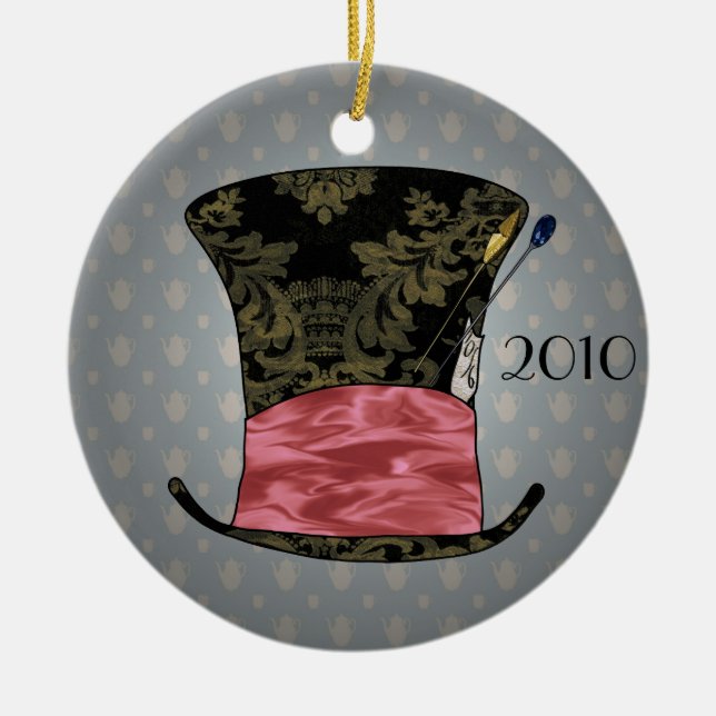 Prydnad "för tokig Victorian" Julgransprydnad Keramik (Framsidan)