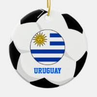 Prydnad för Uruguay fotbollfläkt vmCham för 2