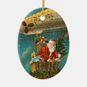 Prydnad för VictorianSanta jul Julgransprydnad Keramik