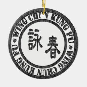 Prydnad för vingeChun kung fu Julgransprydnad Keramik