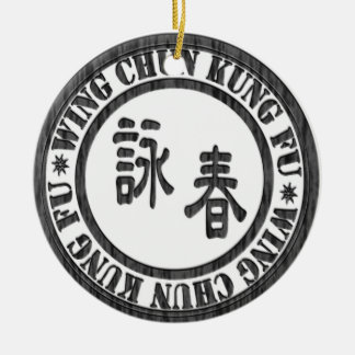Prydnad för vingeChun kung fu Julgransprydnad Keramik