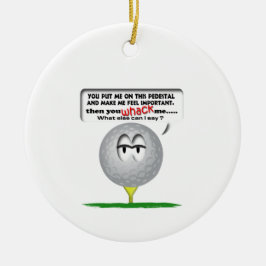 Prydnad för Widdle bollgolf Julgransprydnad Keramik