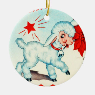 Prydnad-Helgdag Konst-Vintage jul 7 Julgransprydnad Keramik