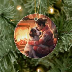 Prydnad Julgransprydnad Keramik