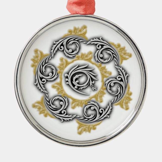 Prydnad Julgransprydnad Metall (Framsidan)