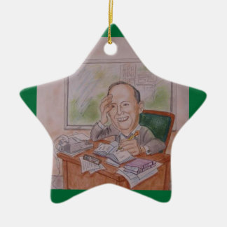 Prydnad: Karikatyr vintage Julgransprydnad Keramik