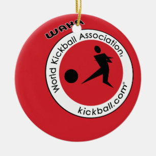 Prydnad - Kickball logotyp Julgransprydnad Keramik