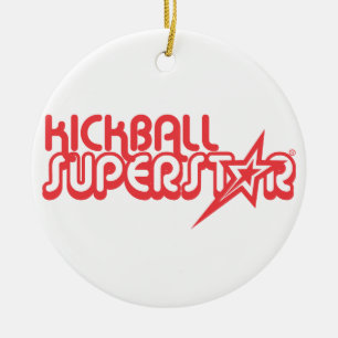 Prydnad - Kickball världsstjärna Julgransprydnad Keramik
