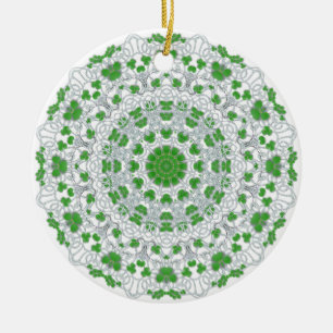 Prydnad - klöver Kaleidoscopic 2 Julgransprydnad Keramik