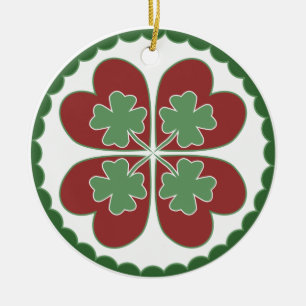 Prydnad - lycklig förälskad Hex Julgransprydnad Keramik