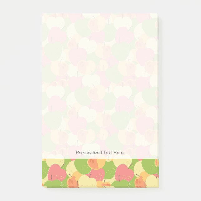 Prydnad med äpplen post-it block (Framsida)