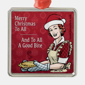 Prydnad: Och till allt en bra bita Julgransprydnad Metall