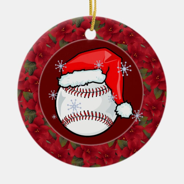 Prydnad - Santa baseball Julgransprydnad Keramik (Framsidan)