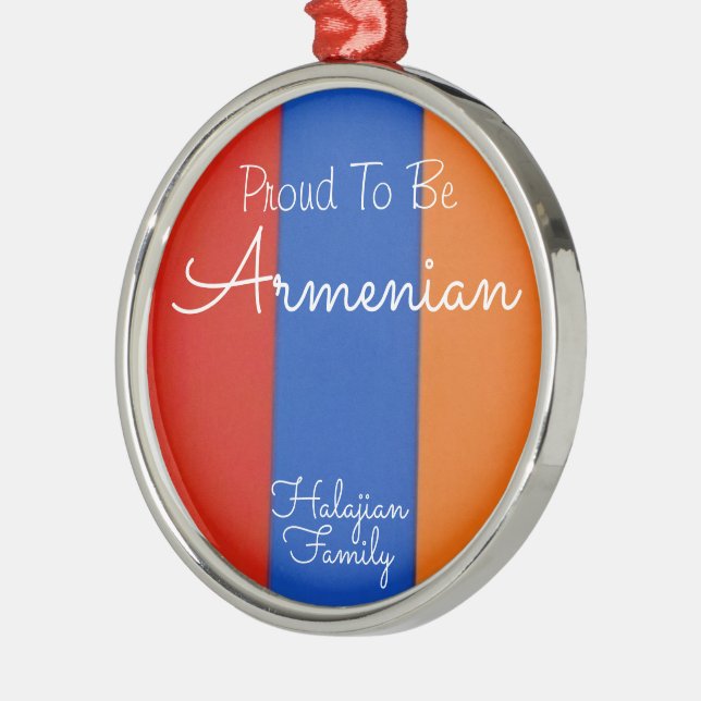 Prydnad stolt | som är armenisk julgransprydnad metall (Vänster)