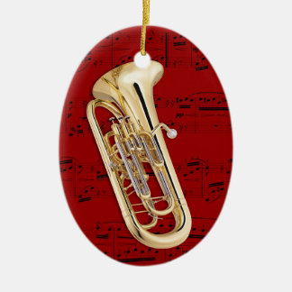 Prydnaden - Euphonium - välj din färg Julgransprydnad Keramik
