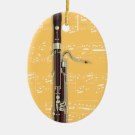 Prydnaden - fagott 2 - välj din färg julgransprydnad keramik