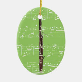 Prydnaden - fagott - välj din färg julgransprydnad keramik