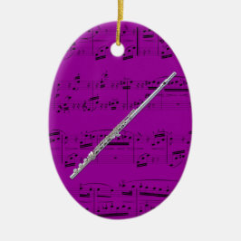 Prydnaden - flöjt - välj din färg julgransprydnad keramik