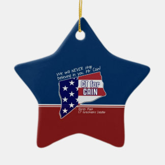 Prydnaden för Karen postar. Ct-ledare för Cain Julgransprydnad Keramik