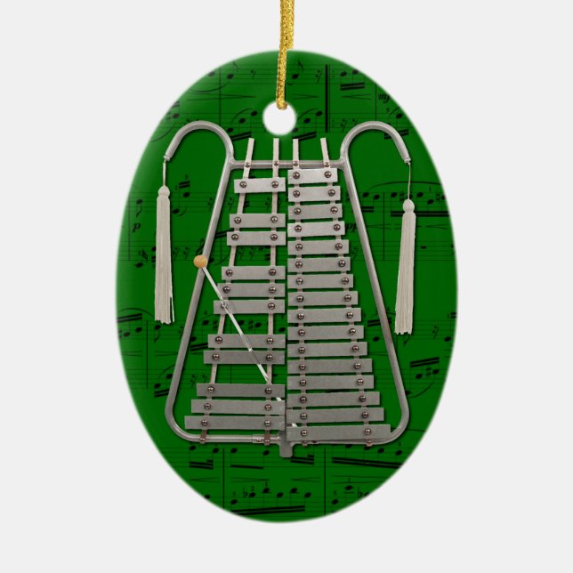 Prydnaden - marschGlockenspiel - välj din färg Julgransprydnad Keramik (Framsidan)
