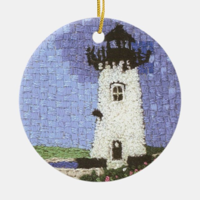 PrydnadMarthas fyr för vingård Julgransprydnad Keramik (Framsidan)