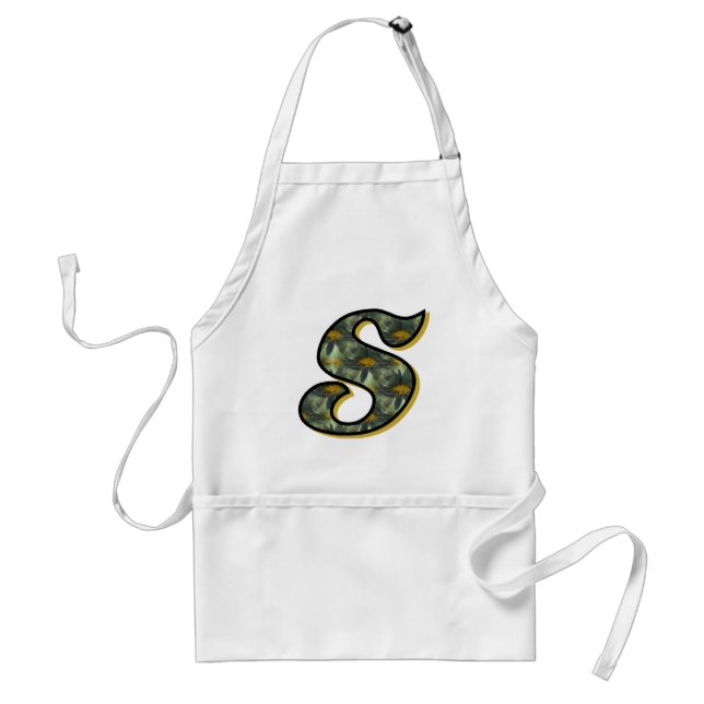 Prydnadmonogram initial S Förkläde (Framsidan)