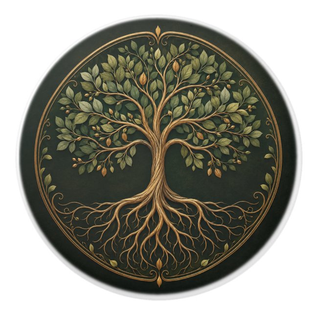 Prydnads Botanisk Träd, Livets Träd, Knopp (Framsidan)
