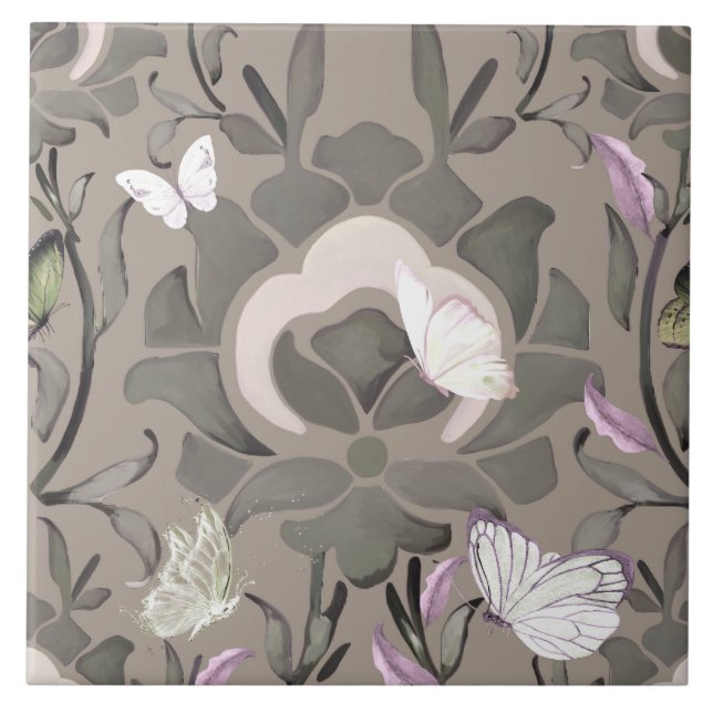 Prydnadsblommor, turkiska plattor, zigenare kakelplatta (Framsidan)