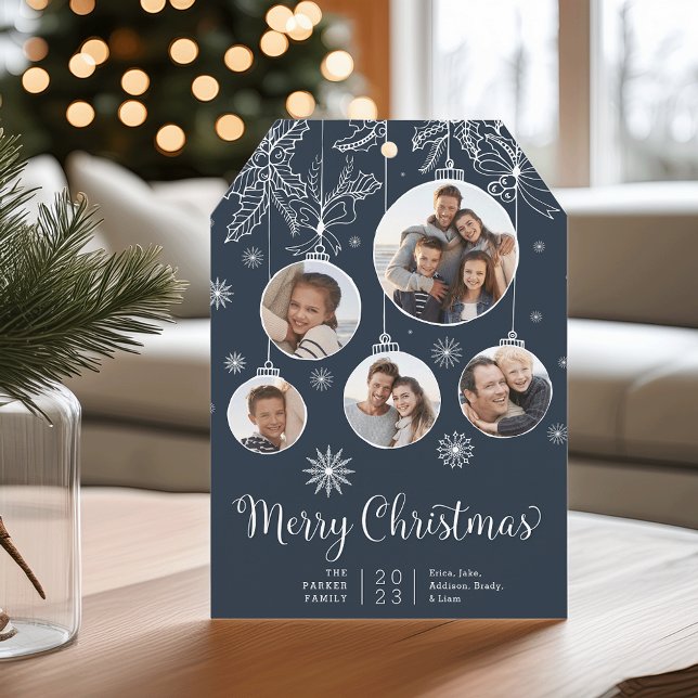 prydnadsdjur | Fotokollage-Helgdag Julkort (Skapare uppladdad)