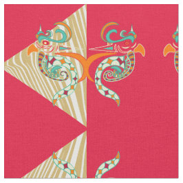 prydnadsfåglar och zebra tyg