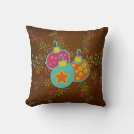 Prydnadsföremål och Snöflingor jul-Helgdag Pillow Kudde