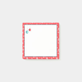 Prydnadsföremål och Snöflingor-jul Post-it Block