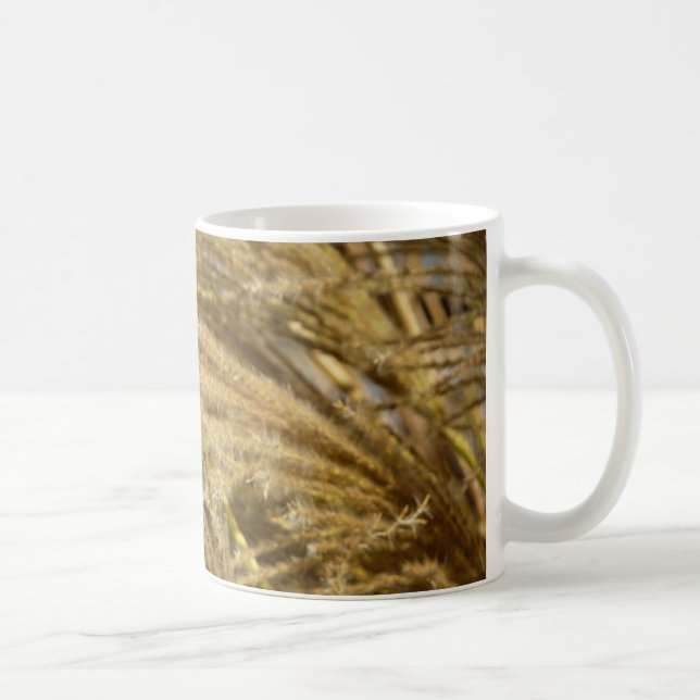 Prydnadsgräs på hösten kaffemugg (Höger)