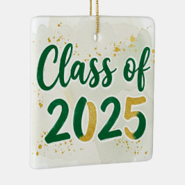 Prydnadsklass 2025 julgransprydnad keramik